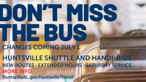 Image for Huntsville Shuttle and Handi-Ride Improvements to Begin July 1, 2019