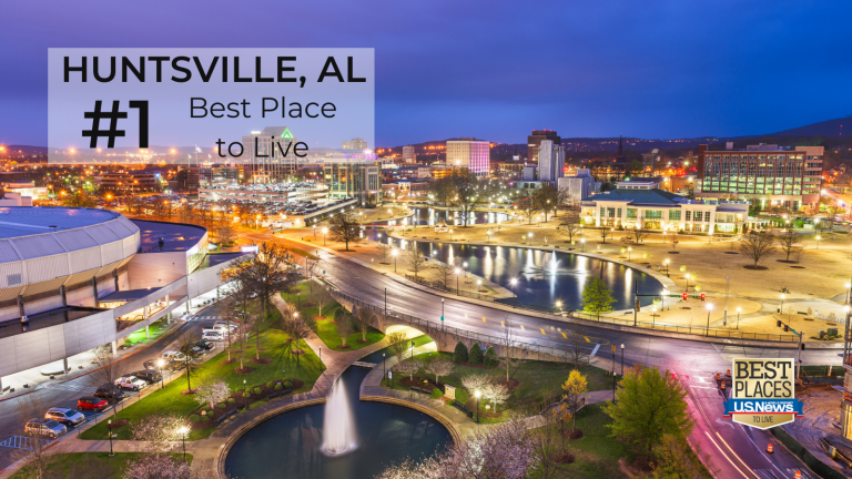 City of Huntsville, Alabama, ‘Best Place to Live’ in U.S. News & World ...