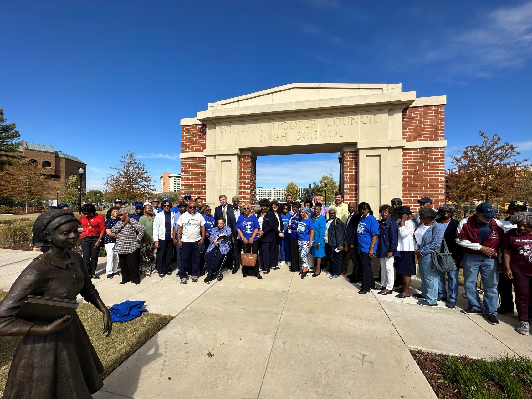 Councill School Alumni Association Dedicates New Statues At William Hooper Councill Park City