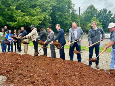 Click to view Ground broken on new Stoner Park Skating Rink