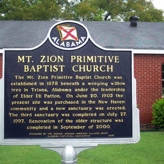 Mount Zion Primitive Baptist Church - City Of Huntsville